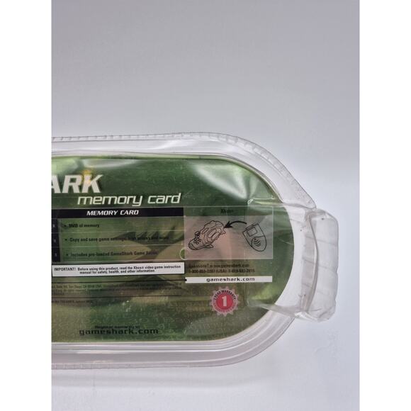 Xbox 8 MB Translucent Clear Red Memory Card GameShark Mad Catz 2006 New Sealed - Picture 8 of 9